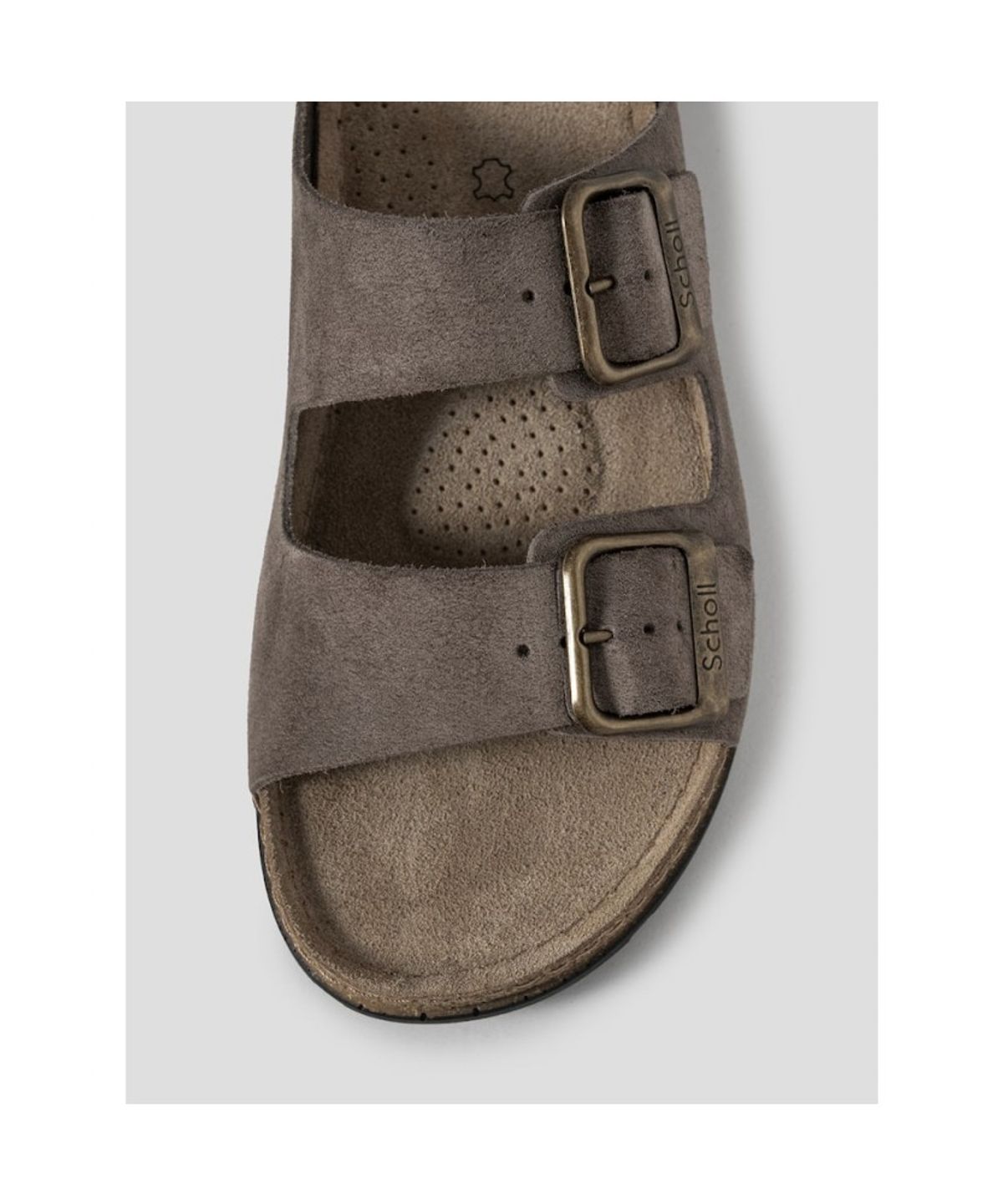 숄(SCHOLL) (MEN) 투스트랩 메모리 쿠션 샌들  브라운 (HH64K1F13D)