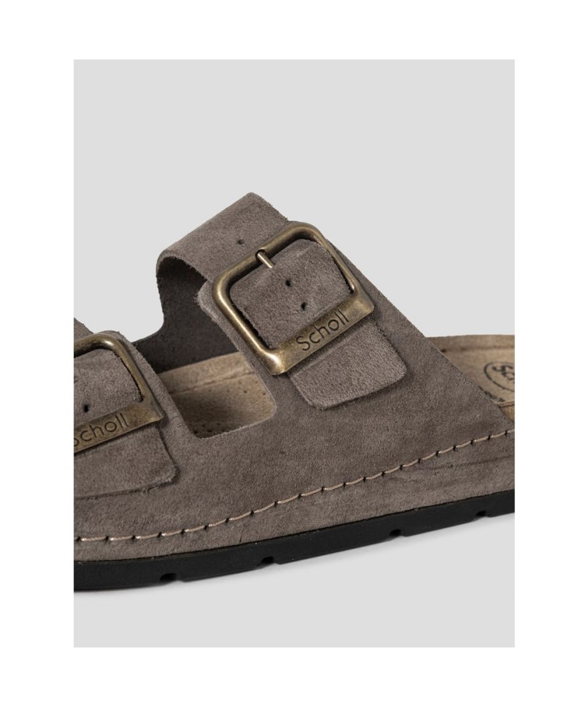 숄(SCHOLL) (MEN) 투스트랩 메모리 쿠션 샌들  브라운 (HH64K1F13D)