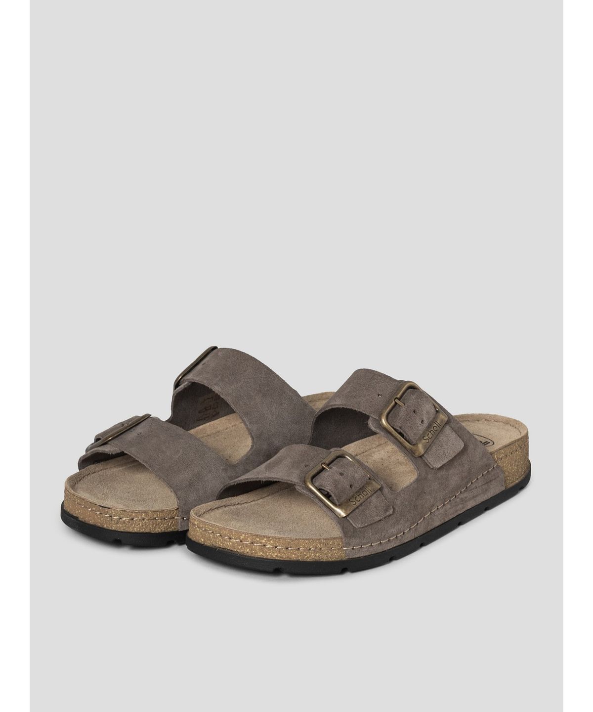 숄(SCHOLL) (MEN) 투스트랩 메모리 쿠션 샌들  브라운 (HH64K1F13D)