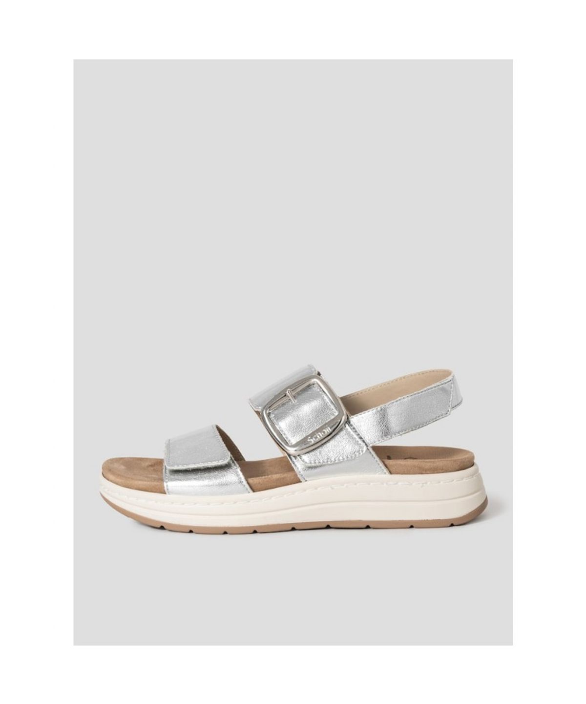 숄(SCHOLL) (WOMEN) 투스트랩 컴포트 백스트랩 샌들  그레이 (HH64K2F153)