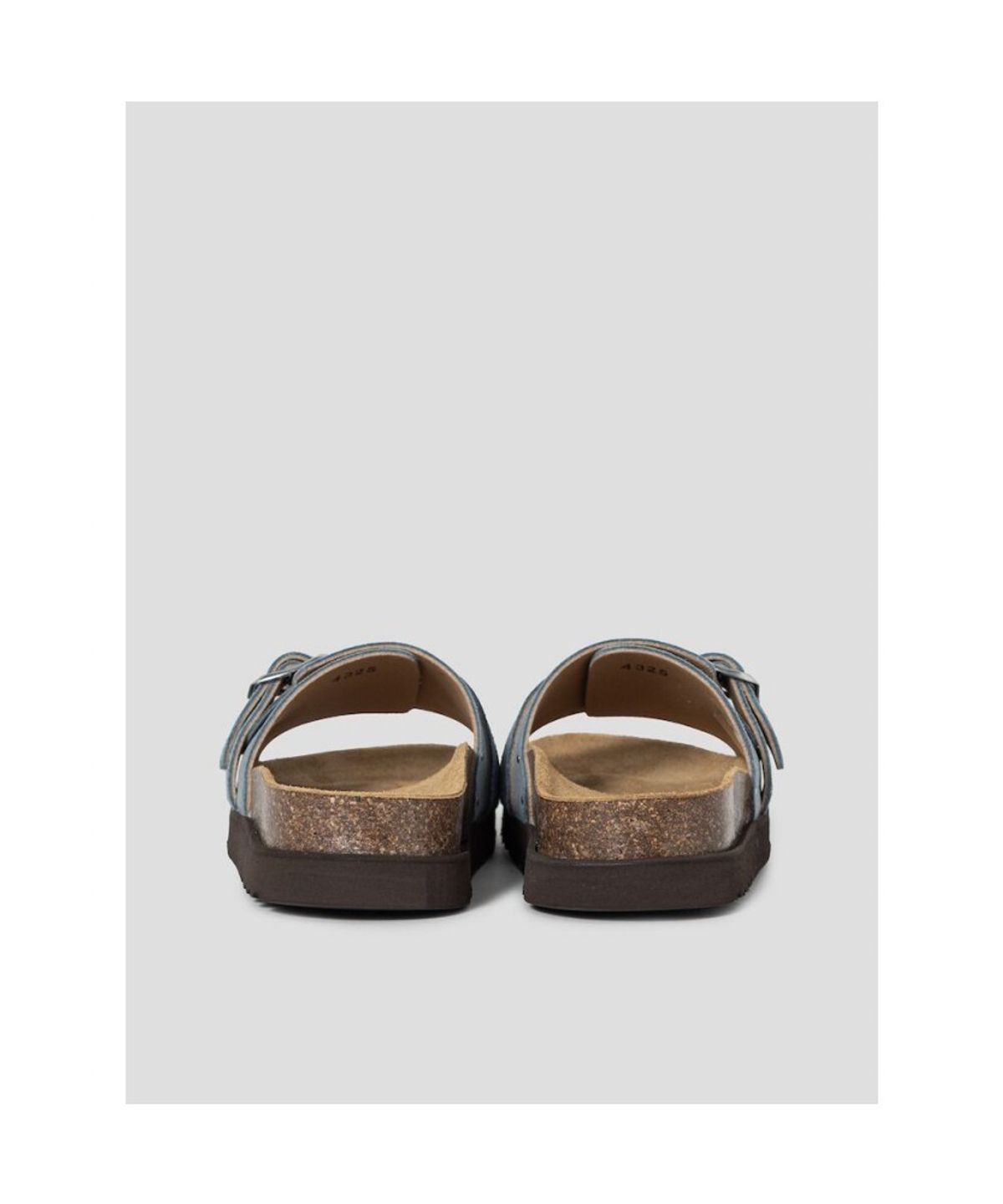 숄(SCHOLL) (WOMEN) 원스트랩 코르크 샌들  스카이 블루 (HH64K2C42Q)