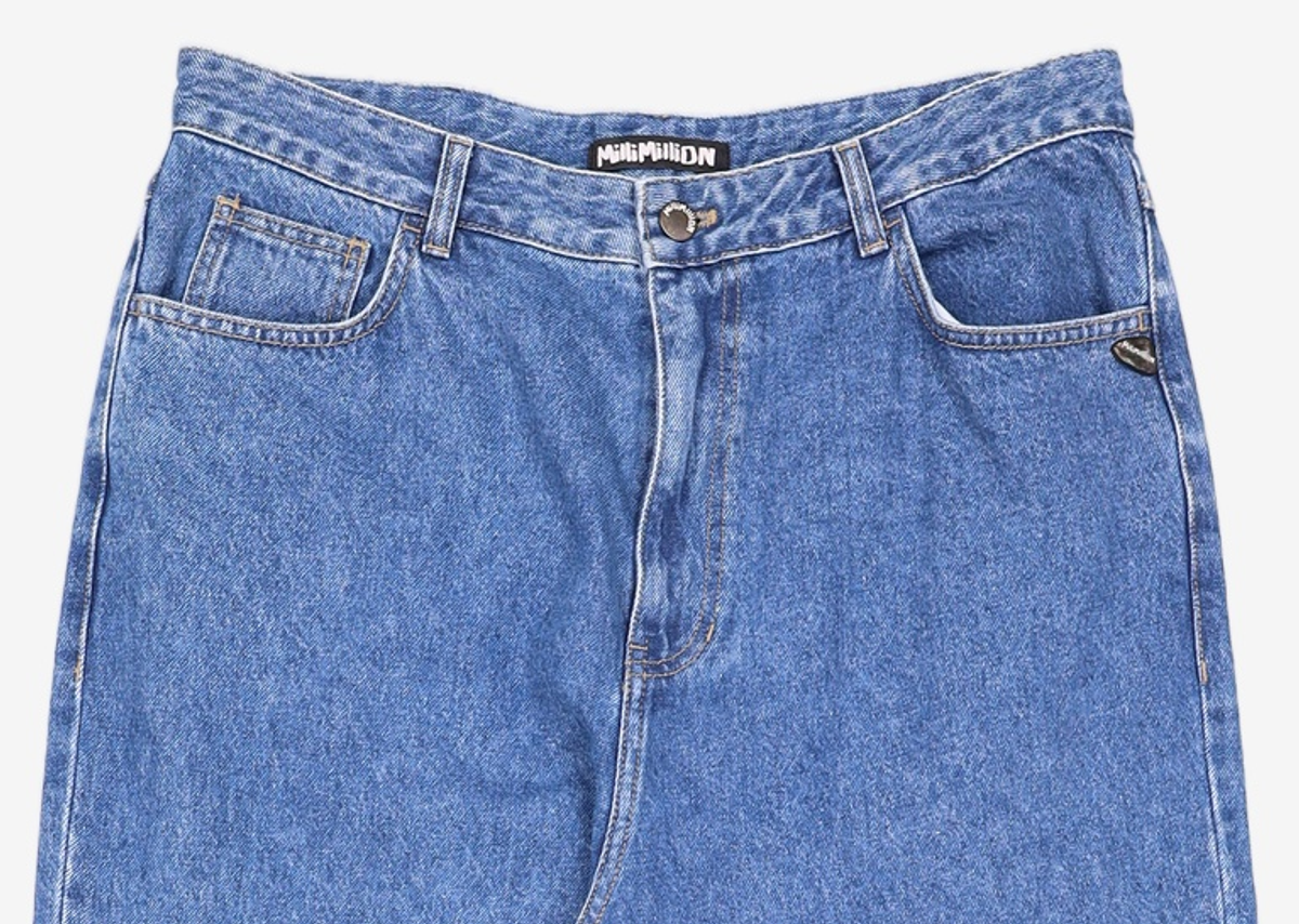 밀리밀리언(MILLIMILLION) BASALT DENIM PANTS B02 XL