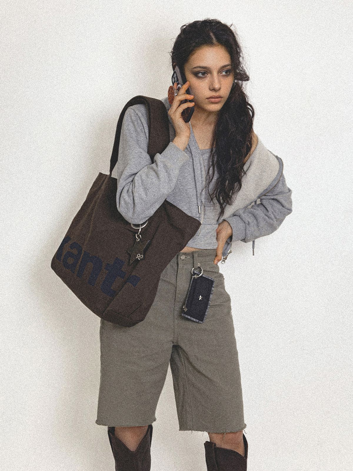 캔터(KANTR) KANTR BIG TOTE_Brown