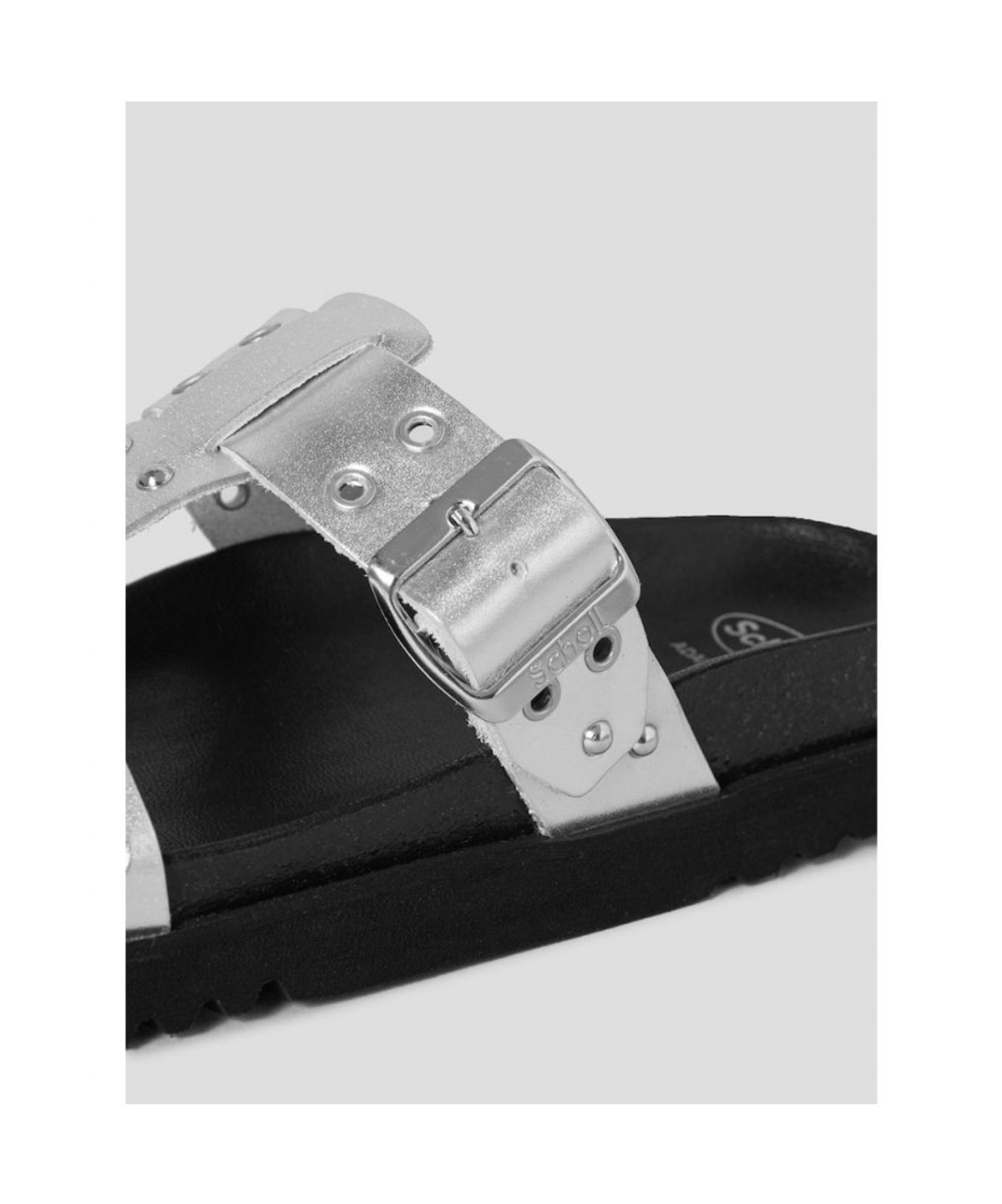 숄(SCHOLL) (WOMEN) T스트랩 코르크 샌들  그레이 (HH64K2C613)