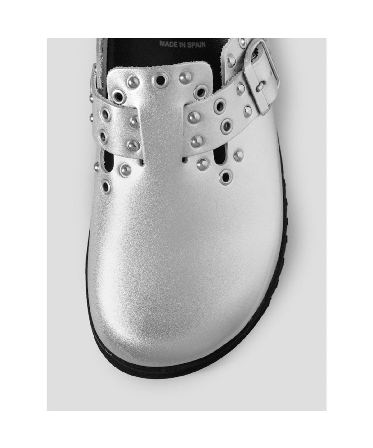 숄(SCHOLL) (WOMEN) 메탈릭 코르크 크로그  라이트 그레이 (HH64K2C712)