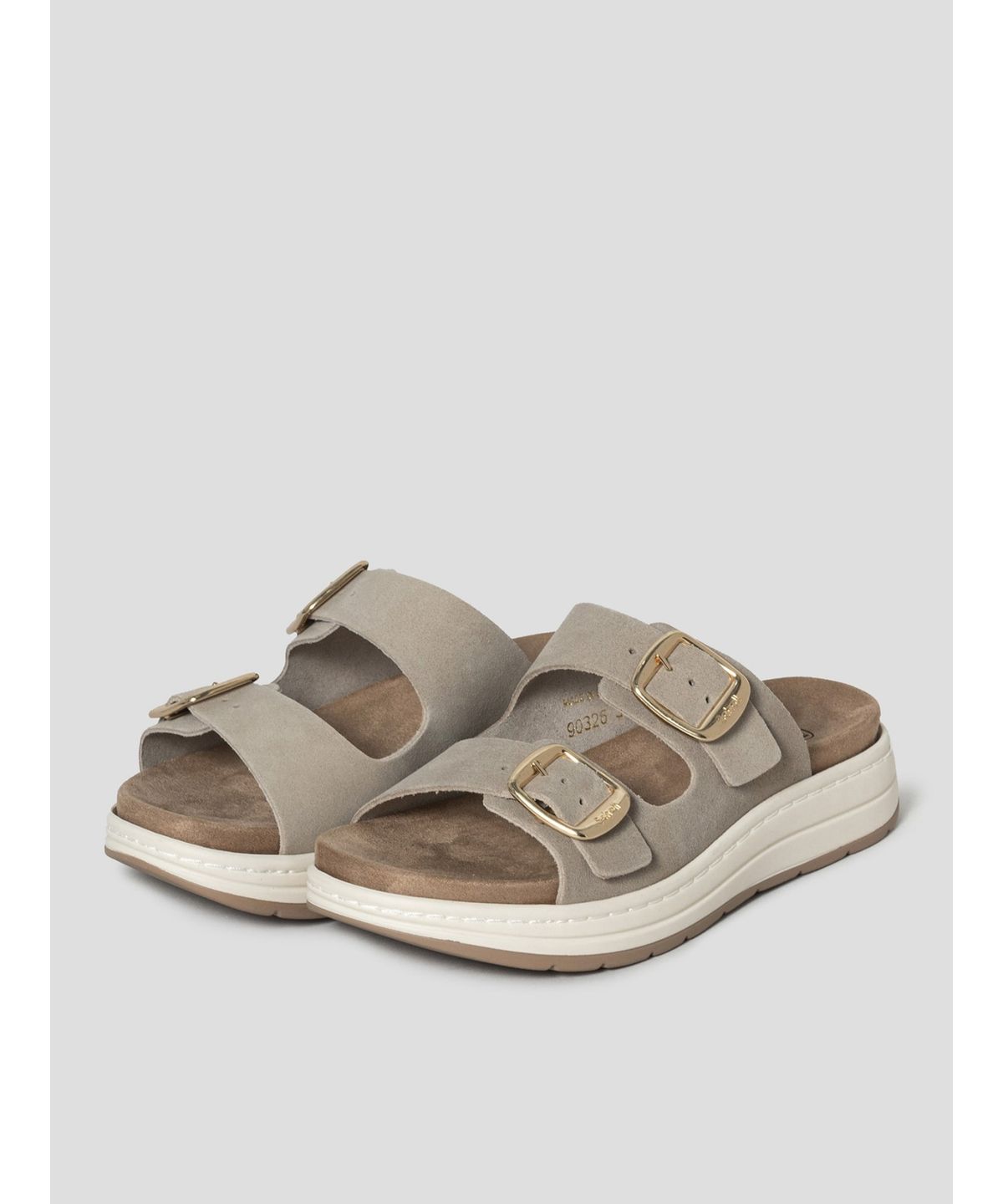 숄(SCHOLL) (WOMEN) 투스트랩 컴포트 샌들  옐로이시 브라운 (HH64K2F14B)