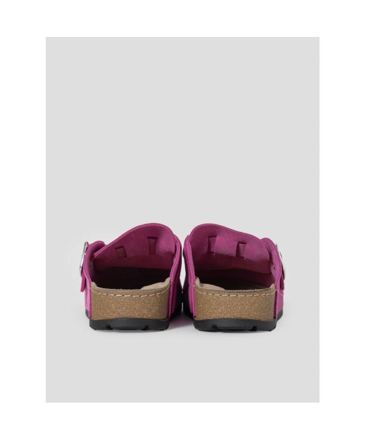 숄(SCHOLL) (WOMEN) 스웨이드 메모리 쿠션 크로그  마젠타 (HH64K2F70W)