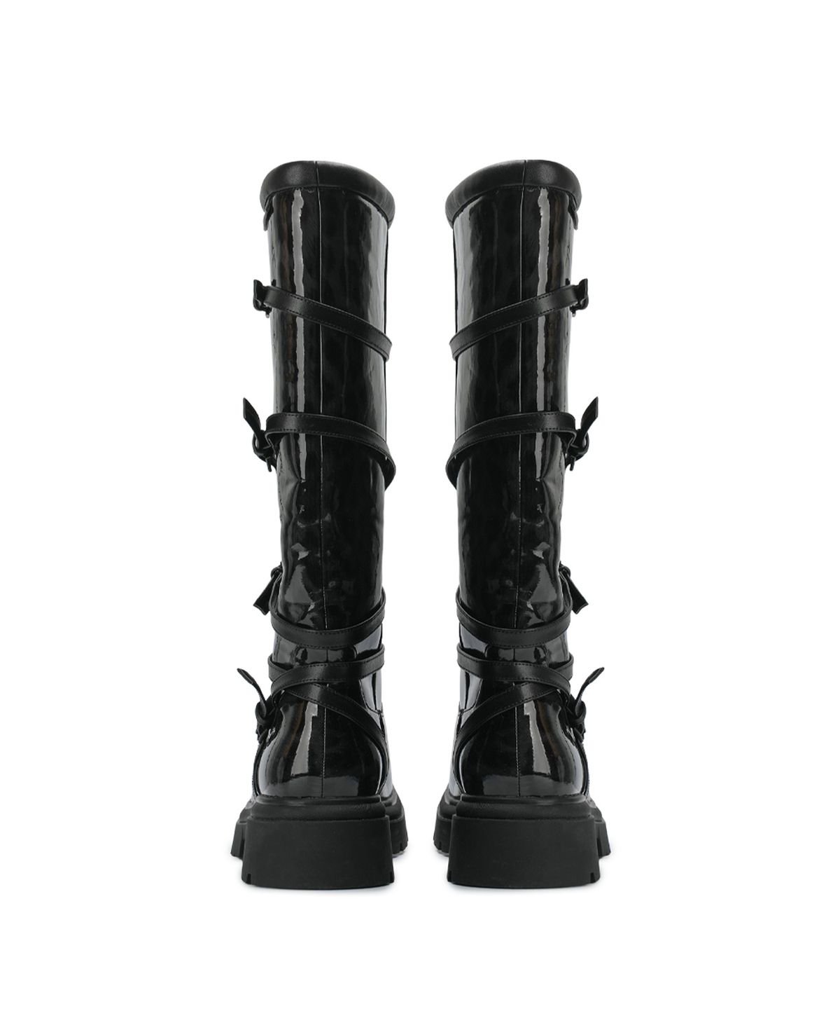 이크닉(IHCNIK) [X ODOR] Glossy Leopard Rain Boots