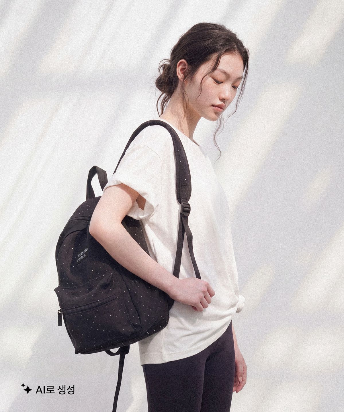 마스마룰즈(MASMARULEZ) mini ver. daily backpack_Twilight black