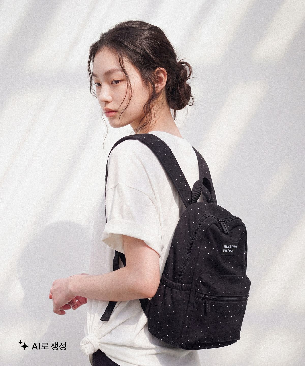 마스마룰즈(MASMARULEZ) mini ver. daily backpack_Twilight black