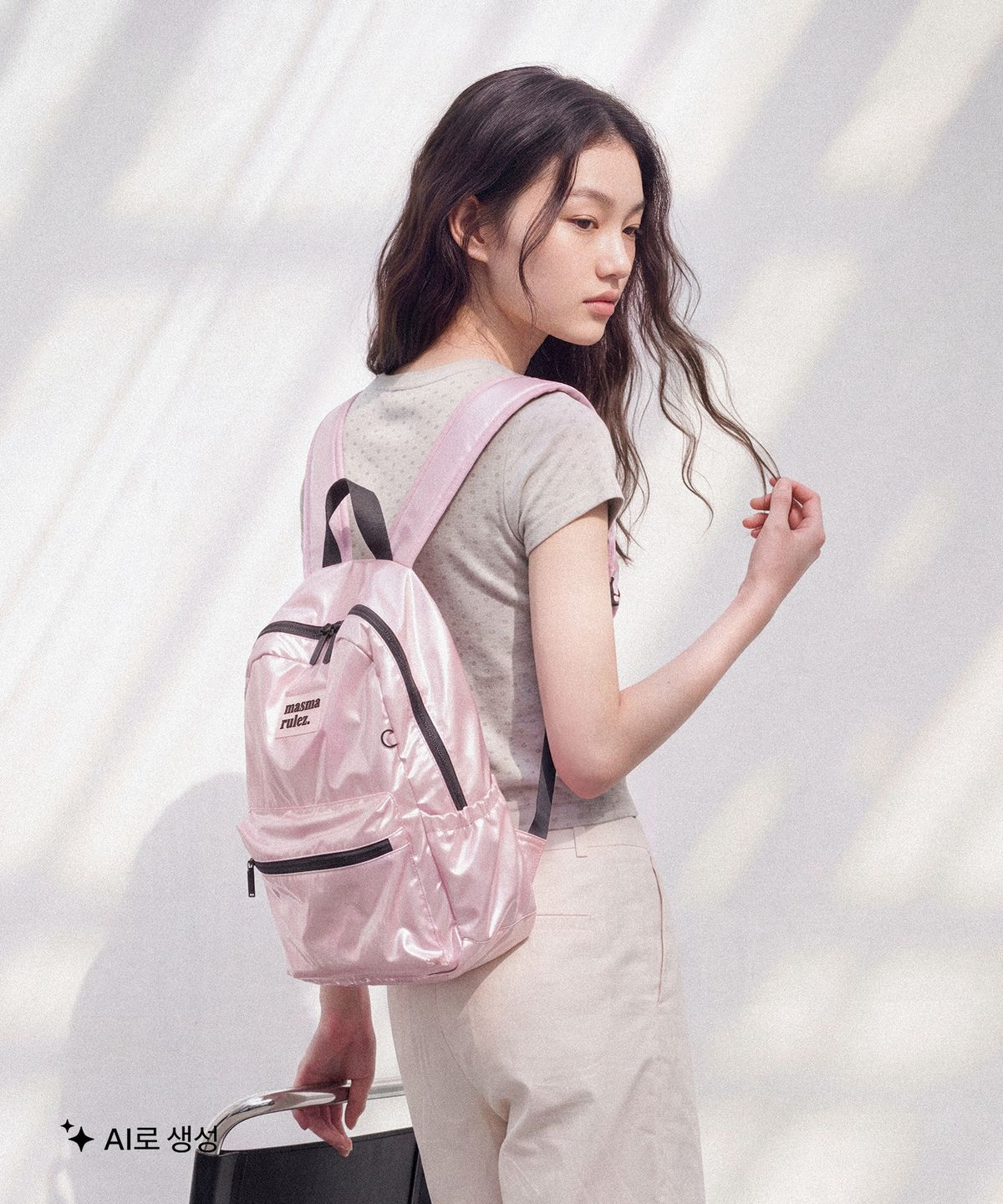 마스마룰즈(MASMARULEZ) mini ver. daily backpack_Glow pink