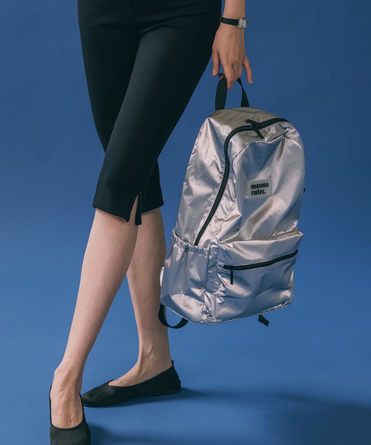 마스마룰즈(MASMARULEZ) Daily backpack_Glow silver