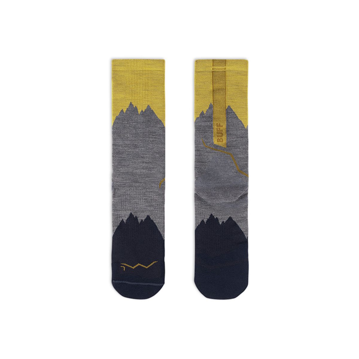 버프(BUFF) 라이트웨이트 메리노울 크루삭스 GREY