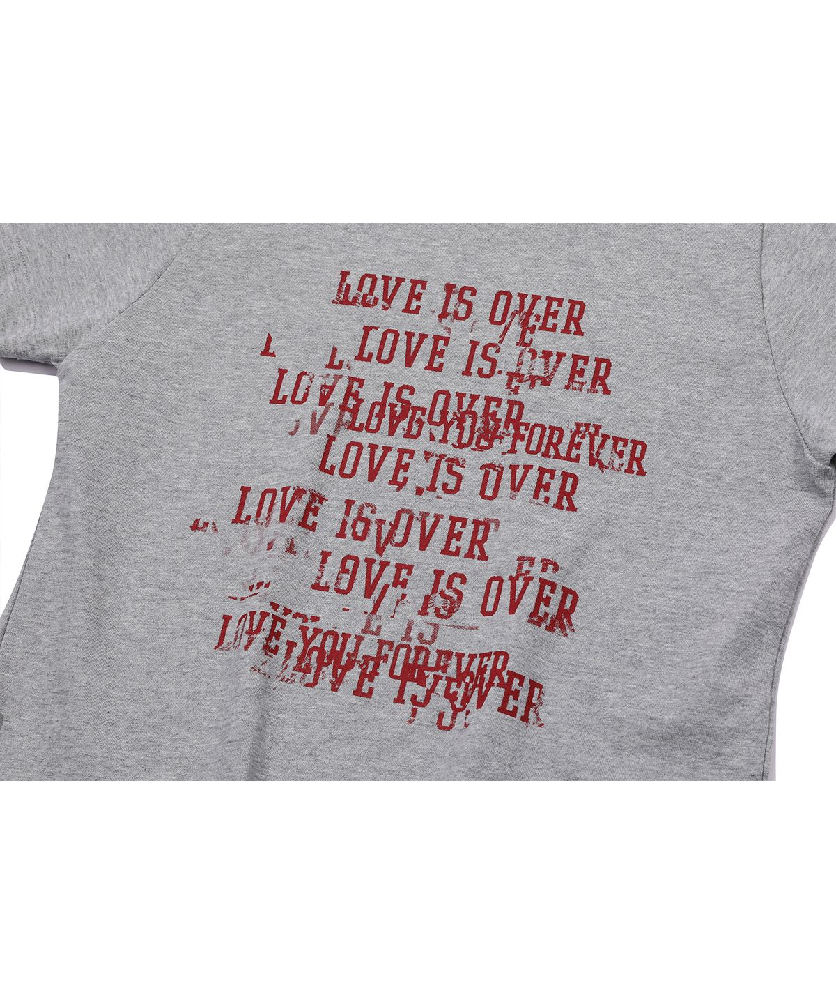 이퓨원트(IFYOUWANT) Fade Love Tee Gray
