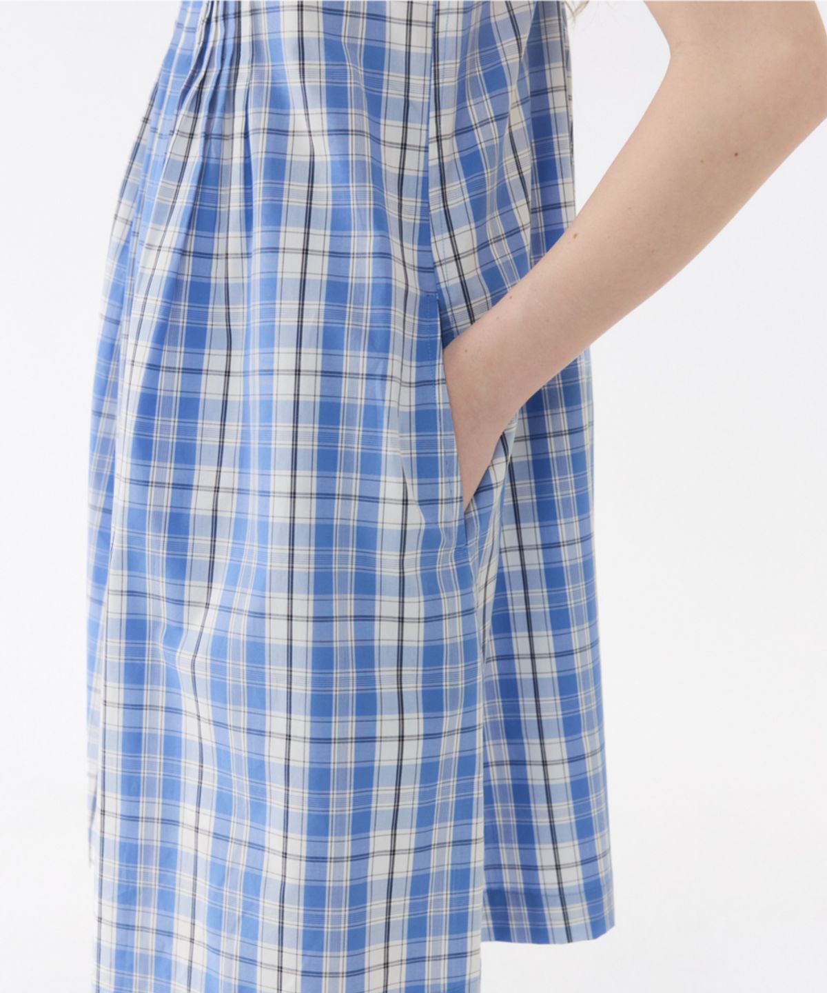 지비에이치 어패럴(GBH APPAREL) BABY DOLL DRESS / CHECK BLUE