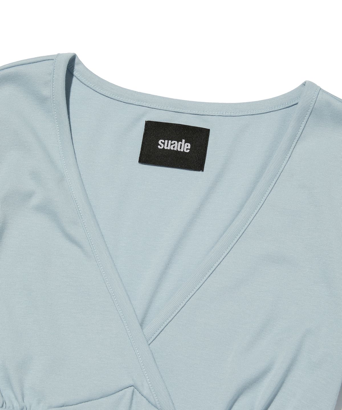 스웨이드(SUADE) V NECK 7 CUT [SKY BLUE]