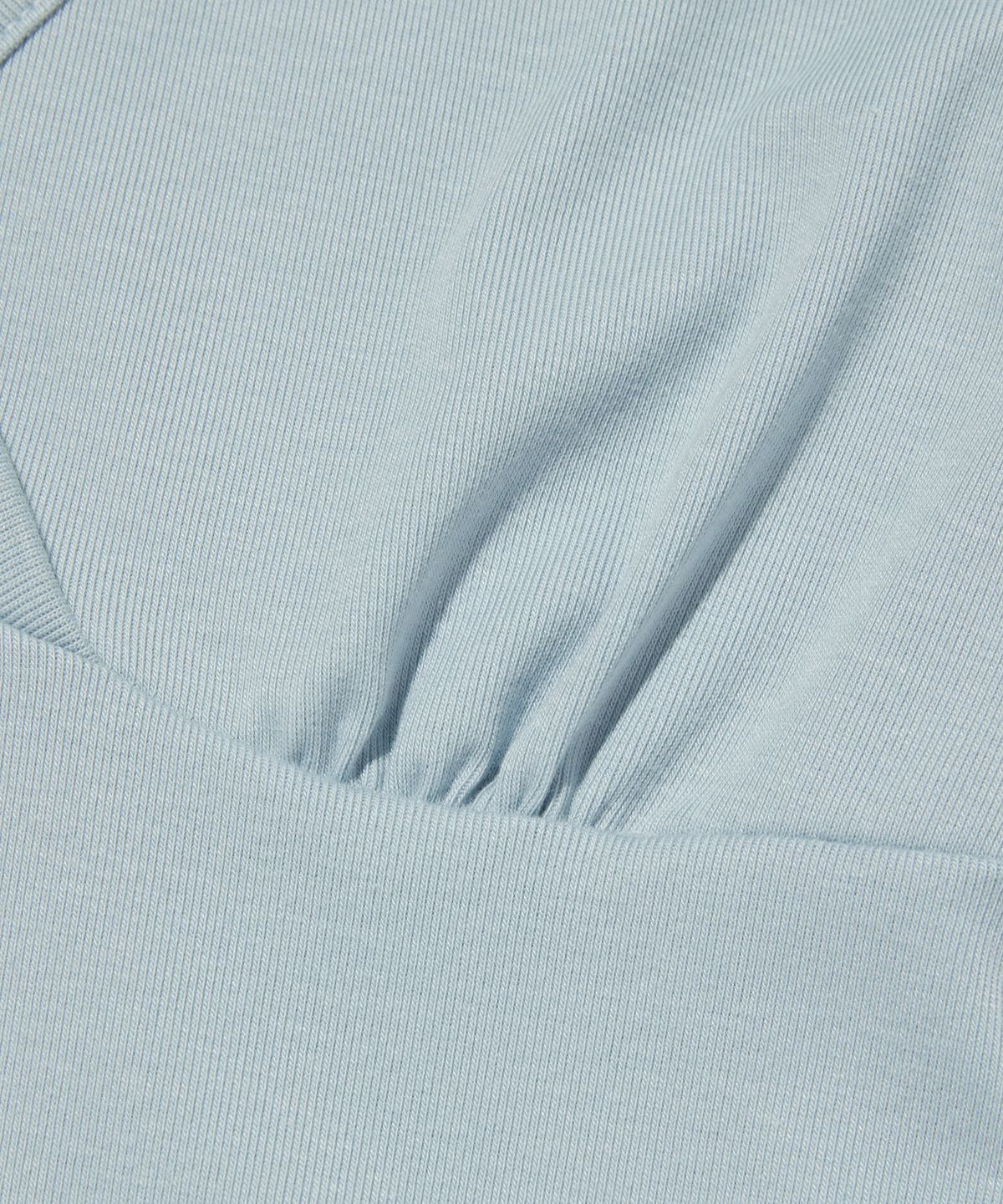 스웨이드(SUADE) V NECK 7 CUT [SKY BLUE]