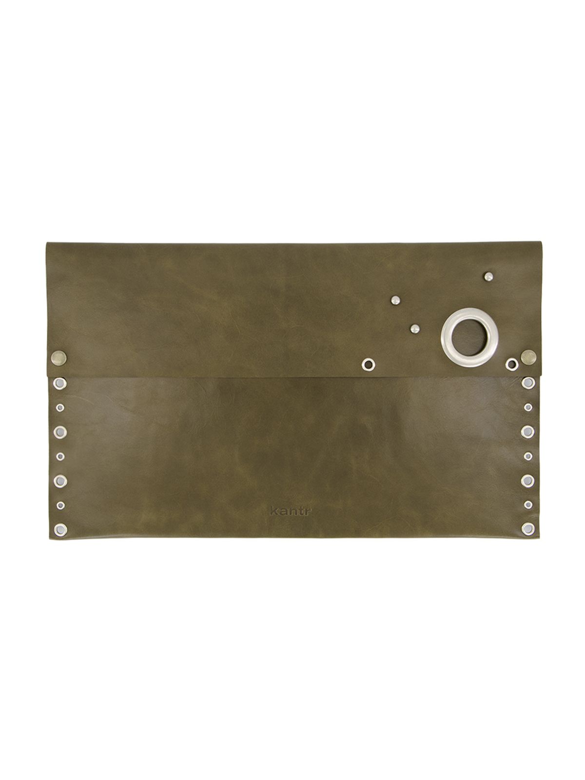 캔터(KANTR) EYELET LAPTOP SLEEVE_Olive