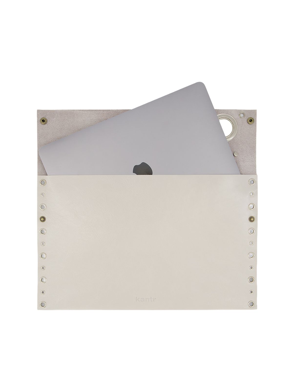 캔터(KANTR) EYELET LAPTOP SLEEVE_Light Ash