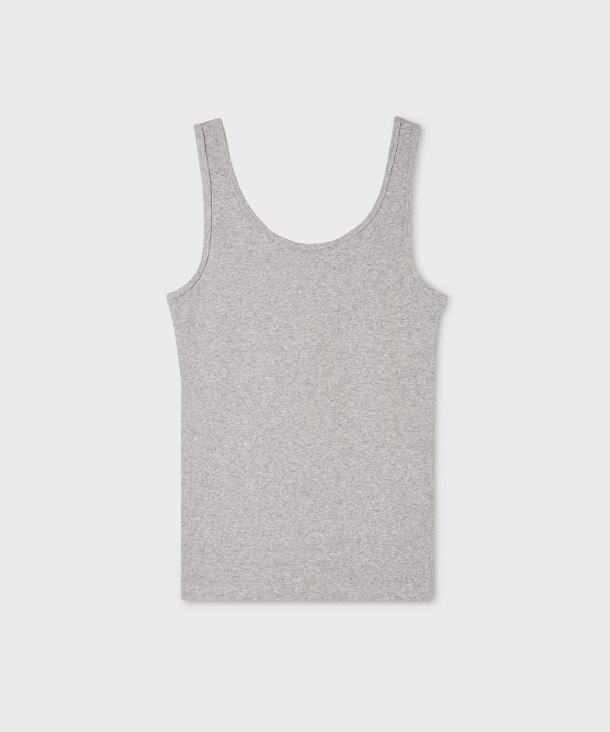 후아유(WHO.A.U) Ribbed Henley Sleeveless / WHRNG3792F