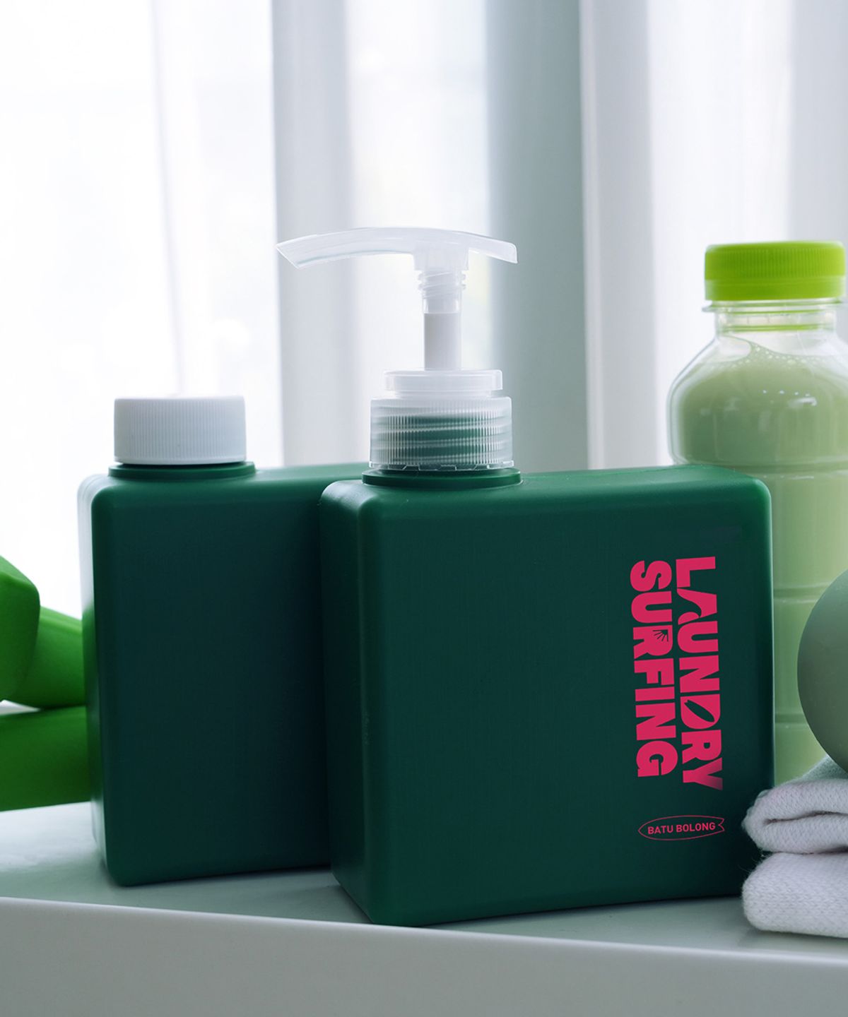 런드리서핑(LAUNDRYSURFING) 스포츠 세제 500ml (바투볼롱) 고농축 운동복 세제
