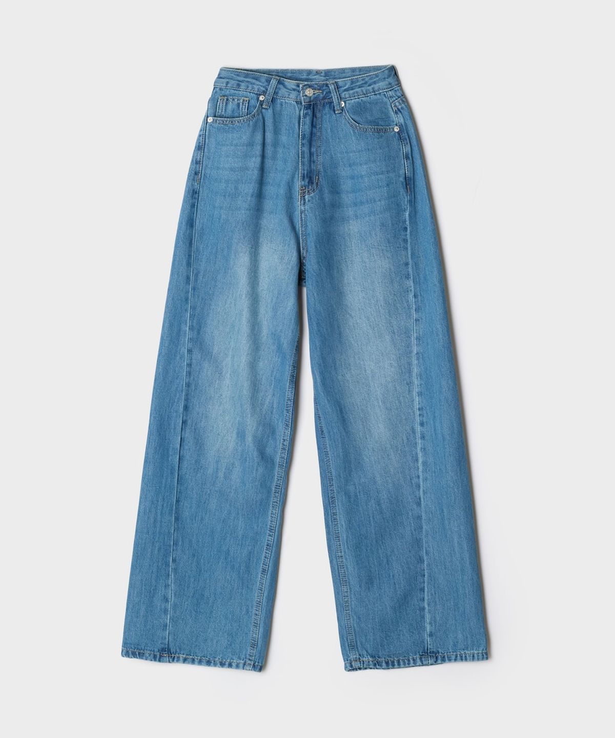 스파오(SPAO) 경량 절개 와이드 팬츠_SPTJG25G32