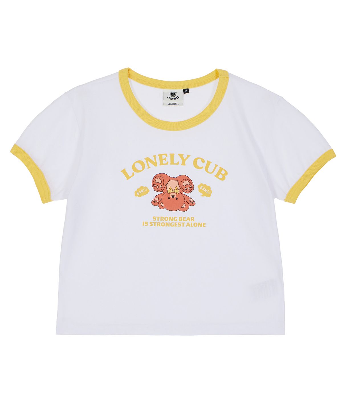 디스펑트(DYSFUNCT) LONELY CUB RINGER T-SHIRT(YELLOW)