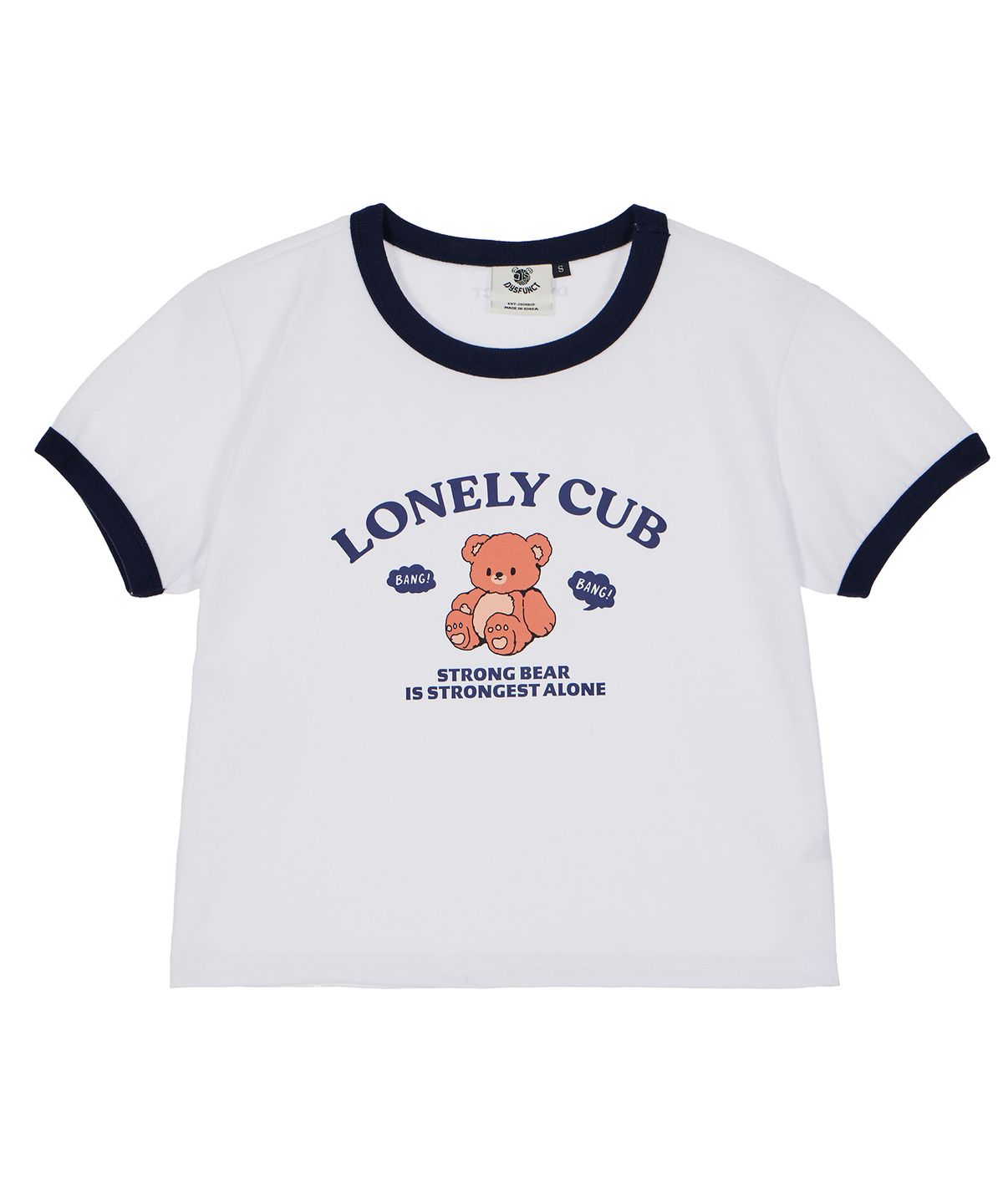 디스펑트(DYSFUNCT) LONELY CUB RINGER T-SHIRT(NAVY)