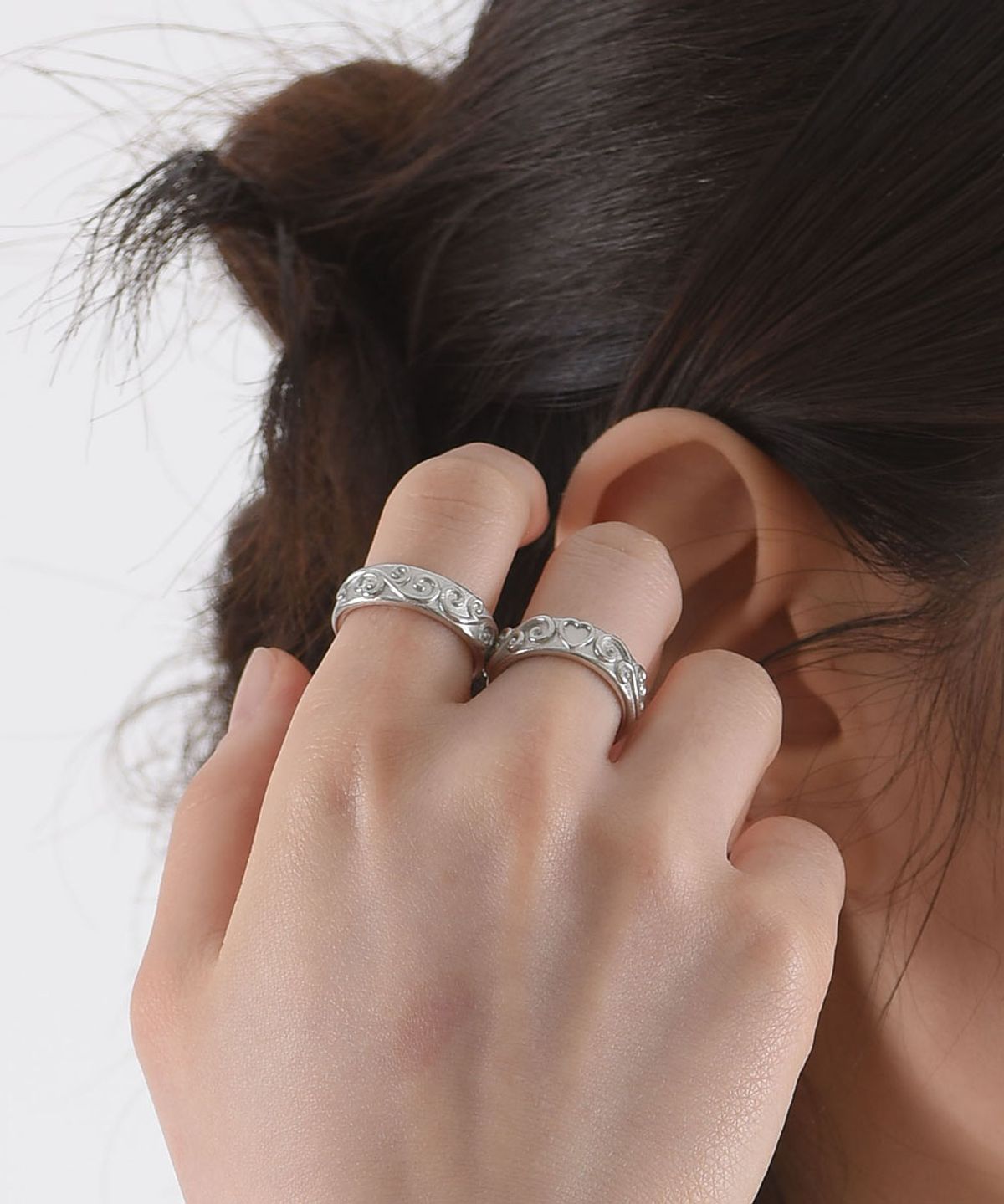 러브트릭스(LOVETRIX) Bold Lace Open Ring