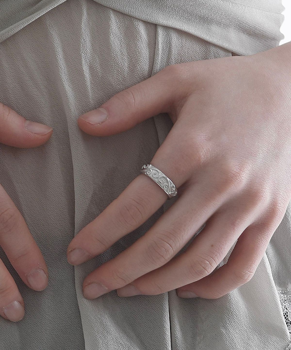 러브트릭스(LOVETRIX) Bold Lace Open Ring