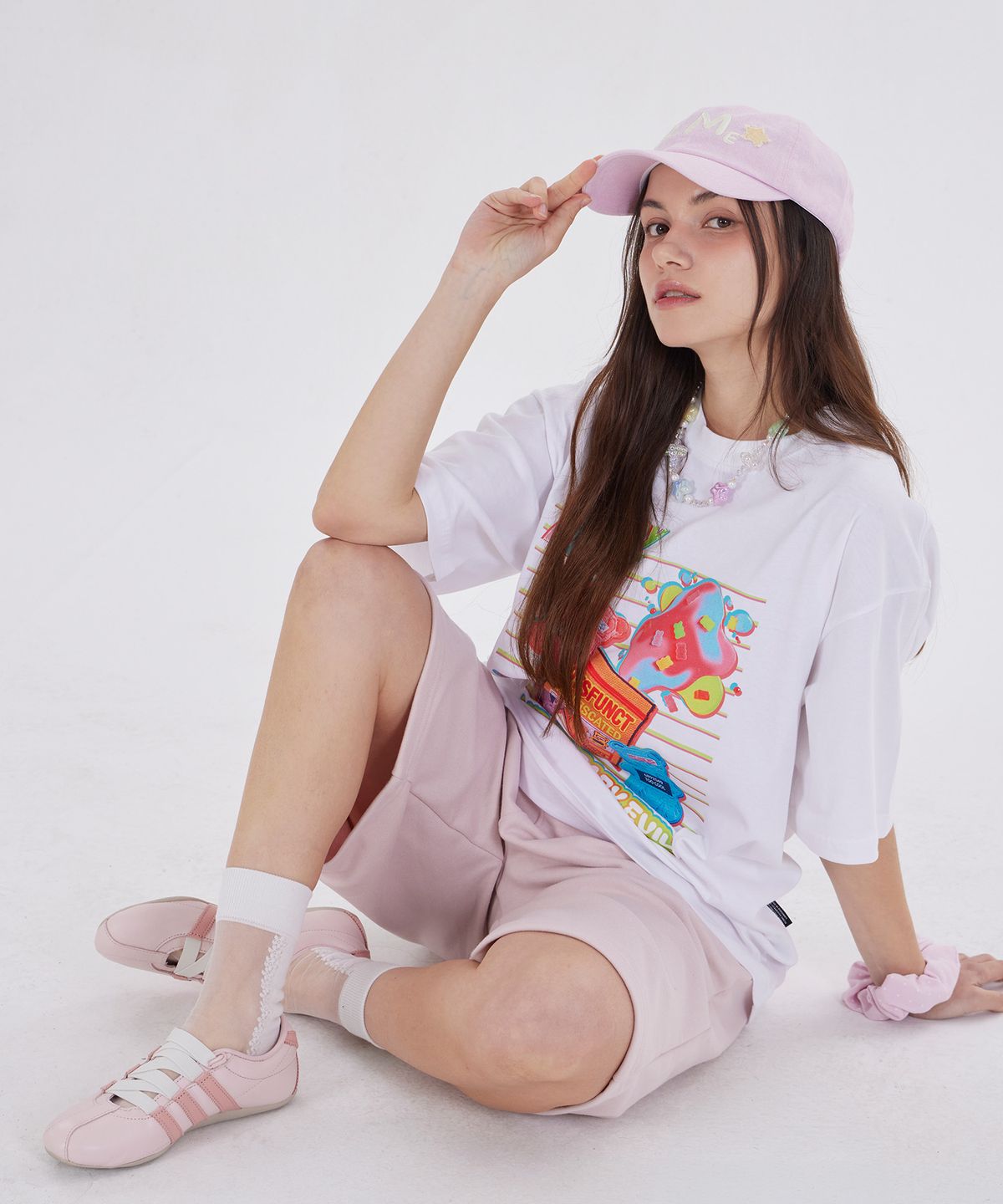 디스펑트(DYSFUNCT) HEIST JELLY BEARS T-SHIRT(WHITE)