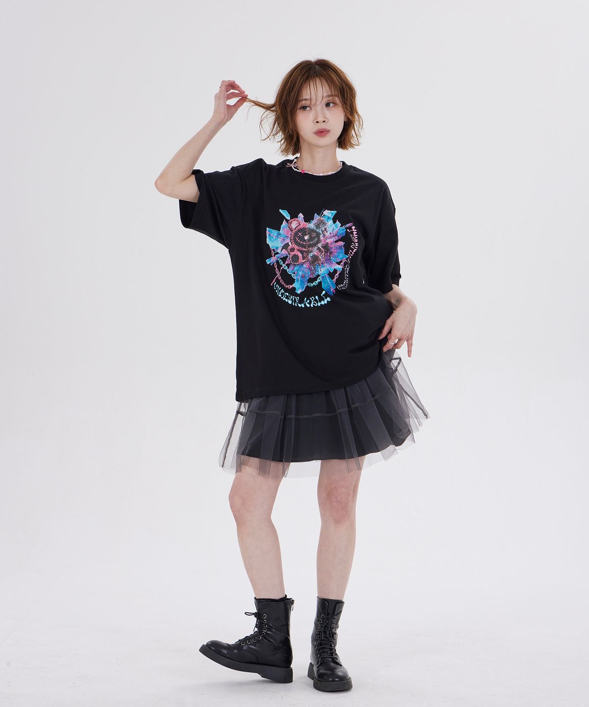 디스펑트(DYSFUNCT) UNWANTED BEARS T-SHIRT(BLACK)