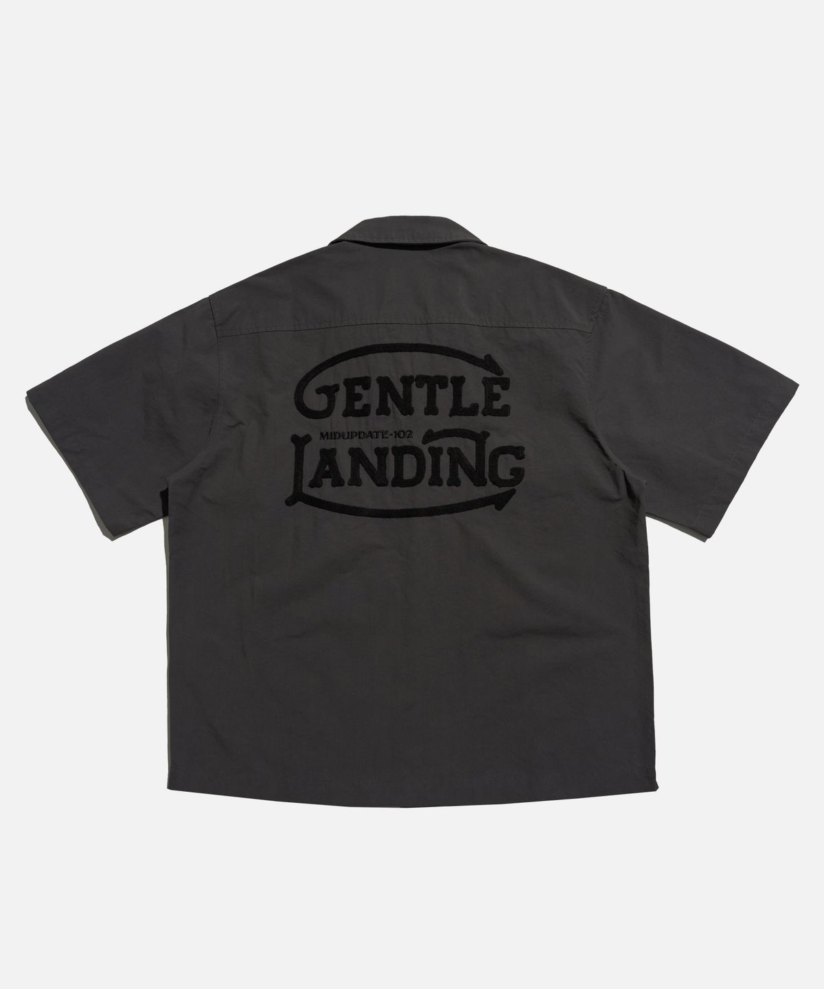 미드업데이트(MIDUPDATE) Double Pocket Tech Shirt Charcoal