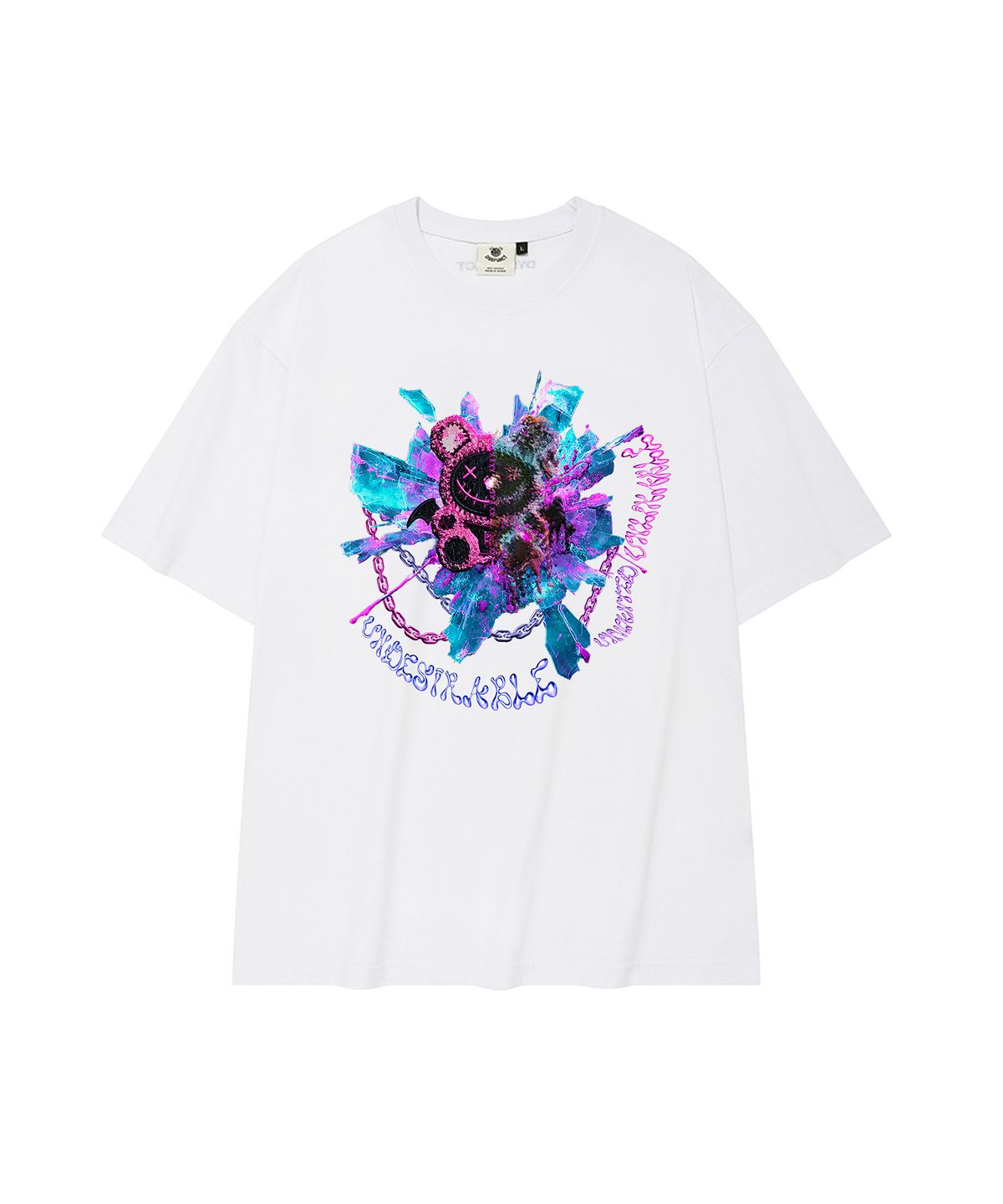 디스펑트(DYSFUNCT) UNWANTED BEARS T-SHIRT(WHITE)