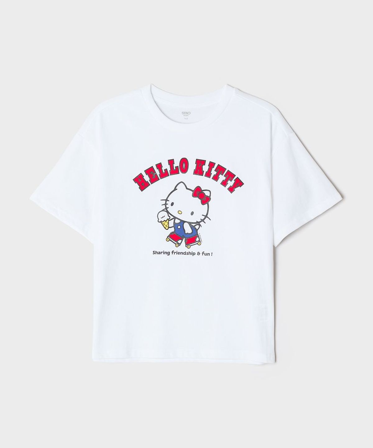 스파오 키즈(SPAO KIDS) [키즈] (산리오캐릭터즈) 반팔티 (RE)(White)_SPRLG37KU3