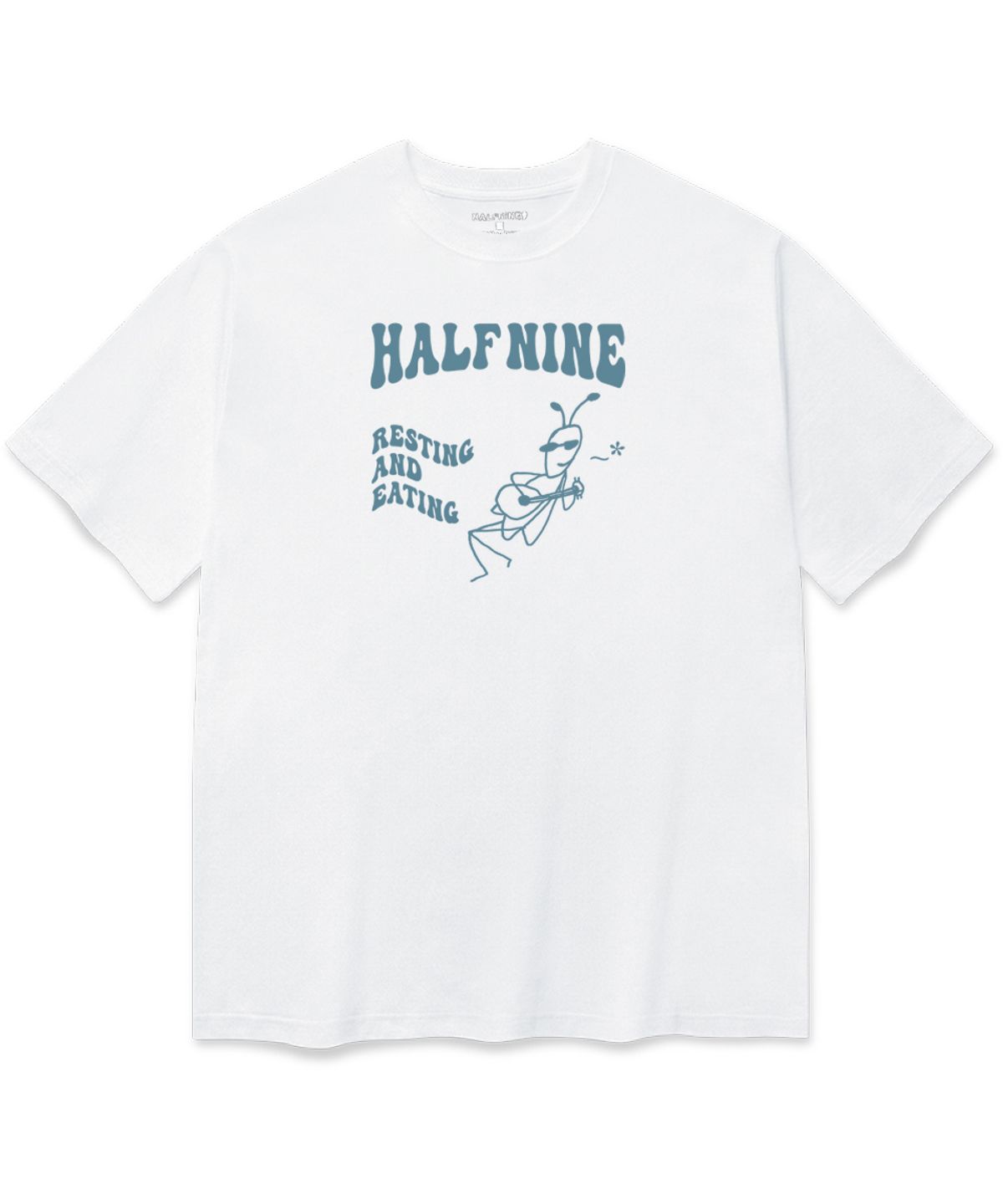 하프나인(HALFNINE) 레스팅 앤 데이팅 드로잉 반팔티 I05BRD_HBX11331