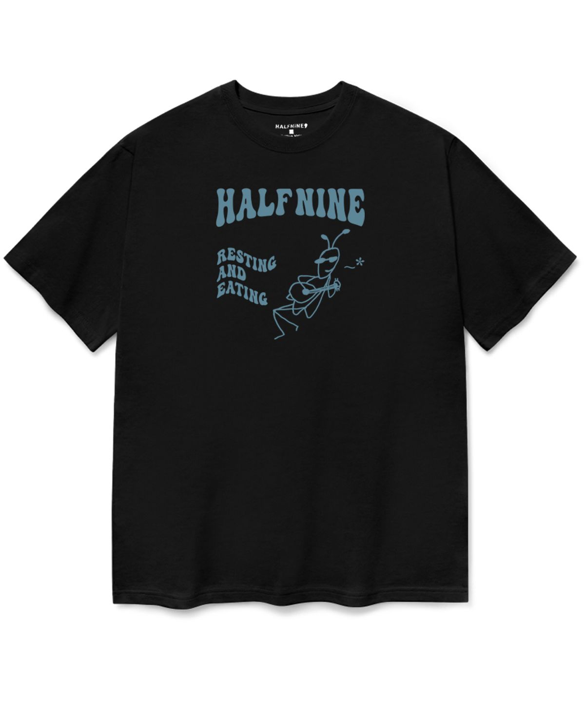 하프나인(HALFNINE) 레스팅 앤 데이팅 드로잉 반팔티 I05BRD_HBX11331