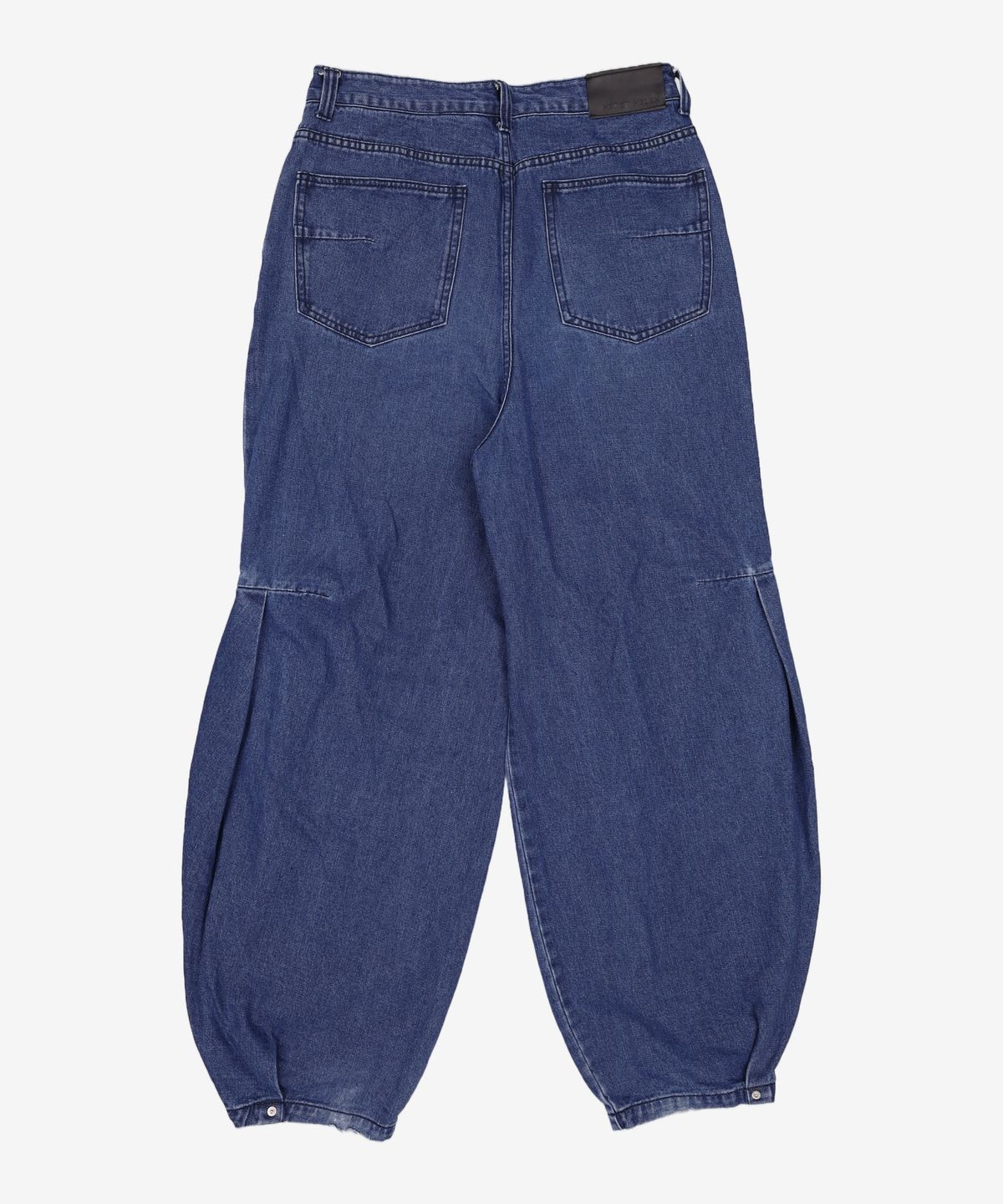 헤더헬렌(HEDER HELEN) Burst a balloon denim pants indigo L