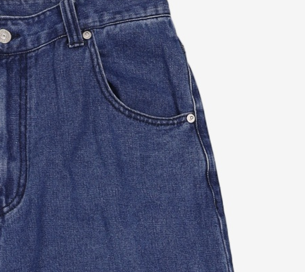 헤더헬렌(HEDER HELEN) Burst a balloon denim pants indigo L