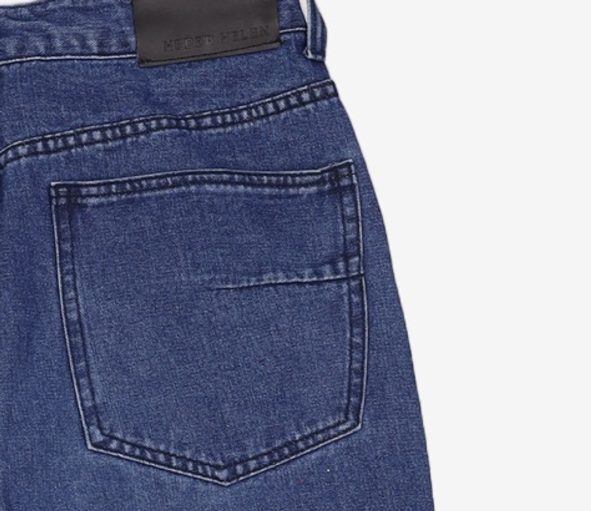 헤더헬렌(HEDER HELEN) Burst a balloon denim pants indigo L