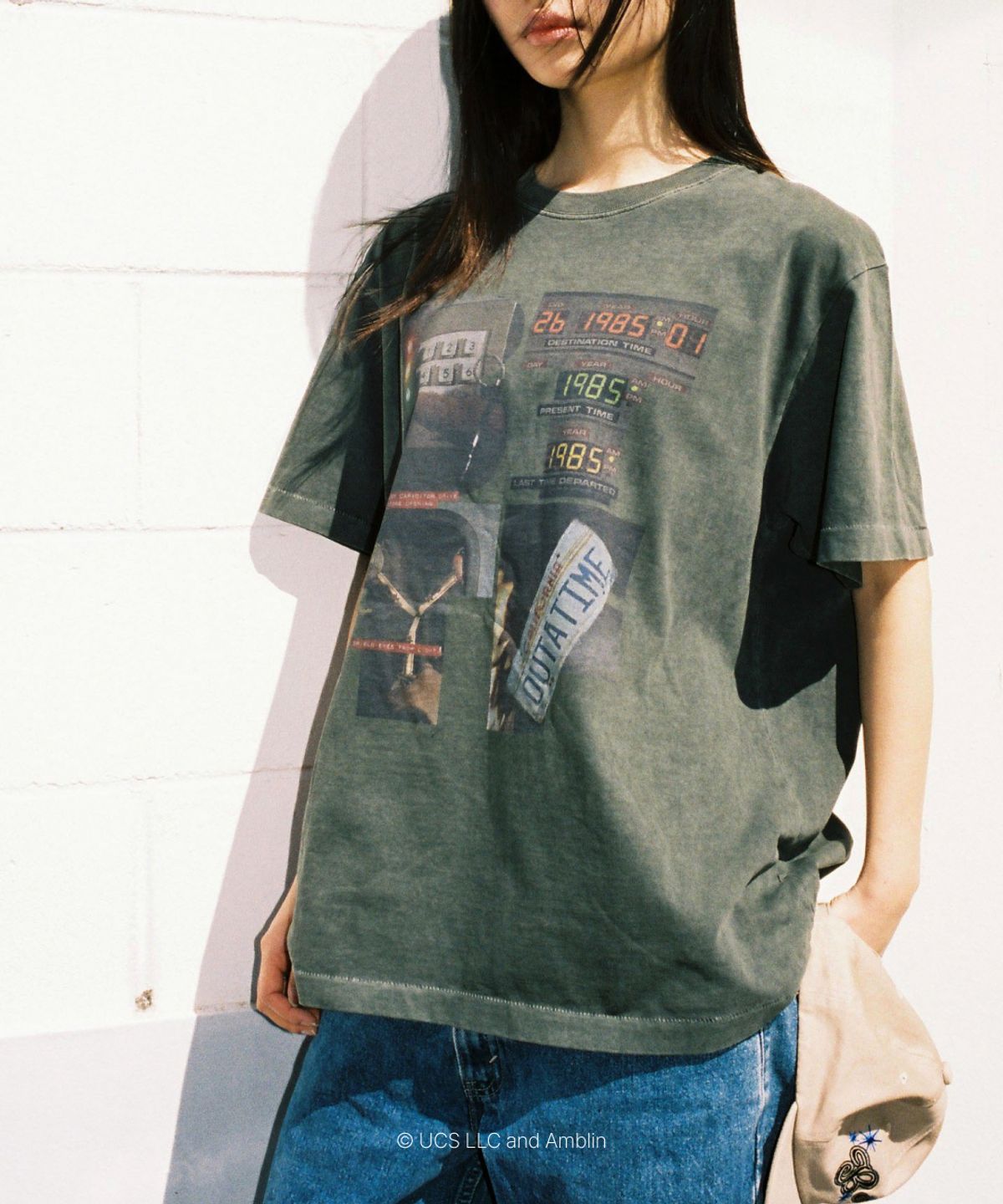 얼렁뚱땅 상점(ULDD STORE) [Back To The Future] BTTF Logo Tee Pigment Khaki