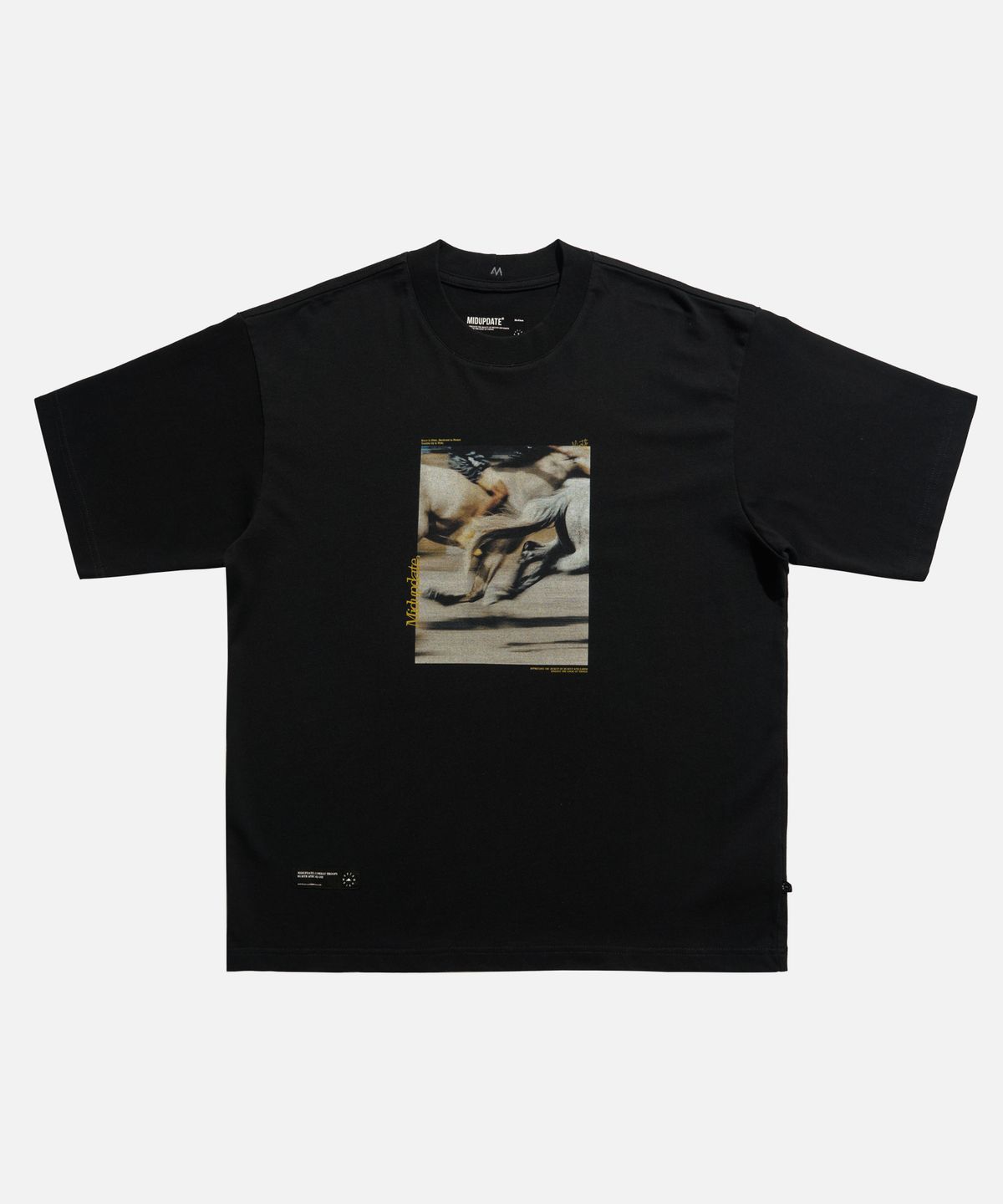 미드업데이트(MIDUPDATE) Grainy Photo SS Tee Black