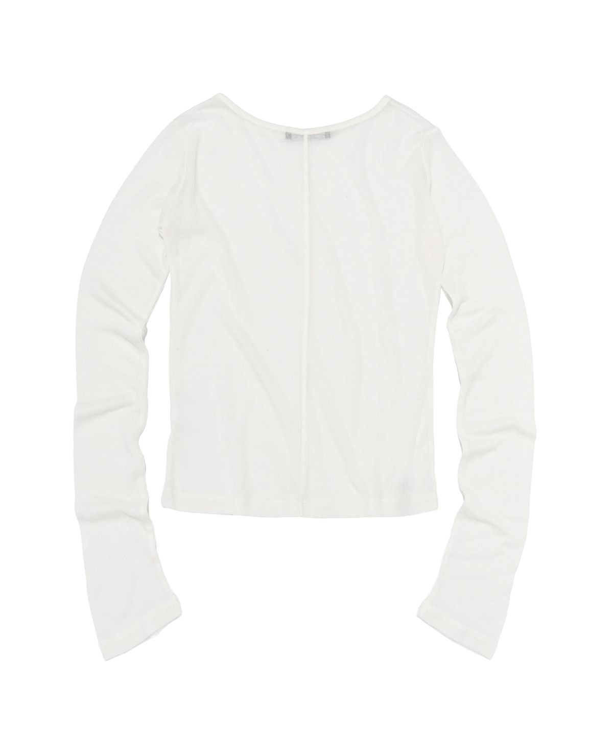 서울어패럴(SEOUL APPAREL) 소프트 스티치 슬림 롱 슬리브 (아이보리)