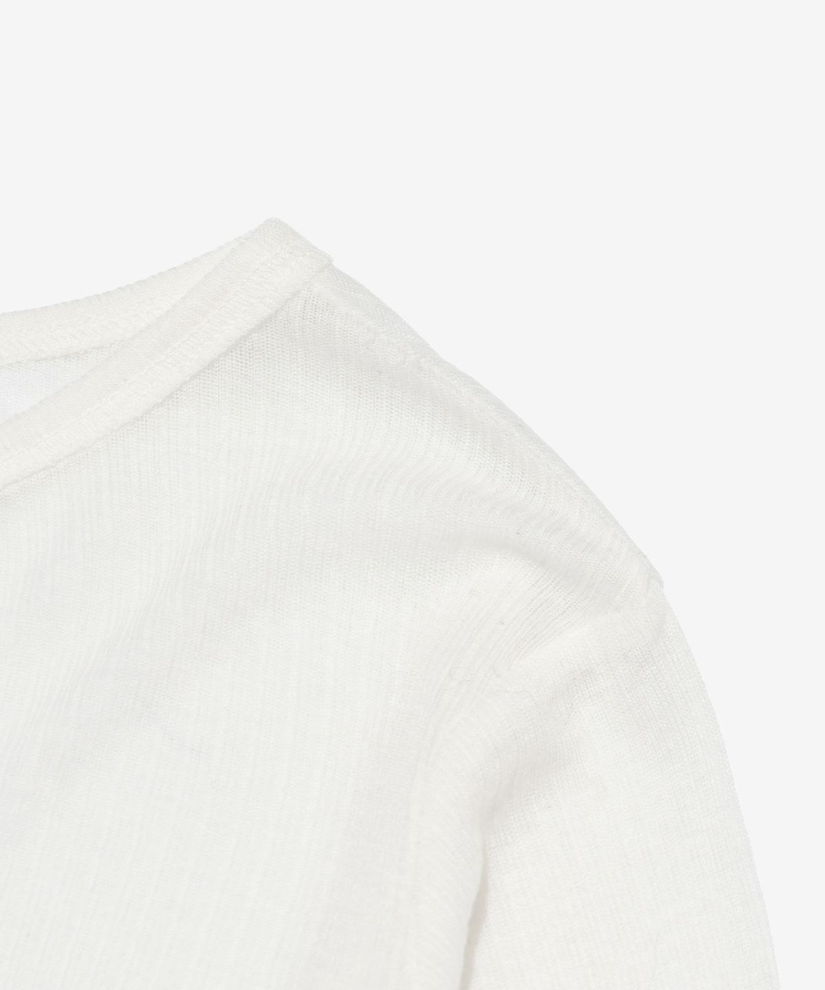 서울어패럴(SEOUL APPAREL) 소프트 스티치 슬림 롱 슬리브 (아이보리)