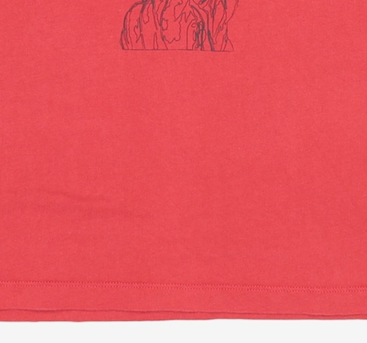 메종미네드(MAISON MINED) CACTUS GRAPHY HALF SLEEVE RED L
