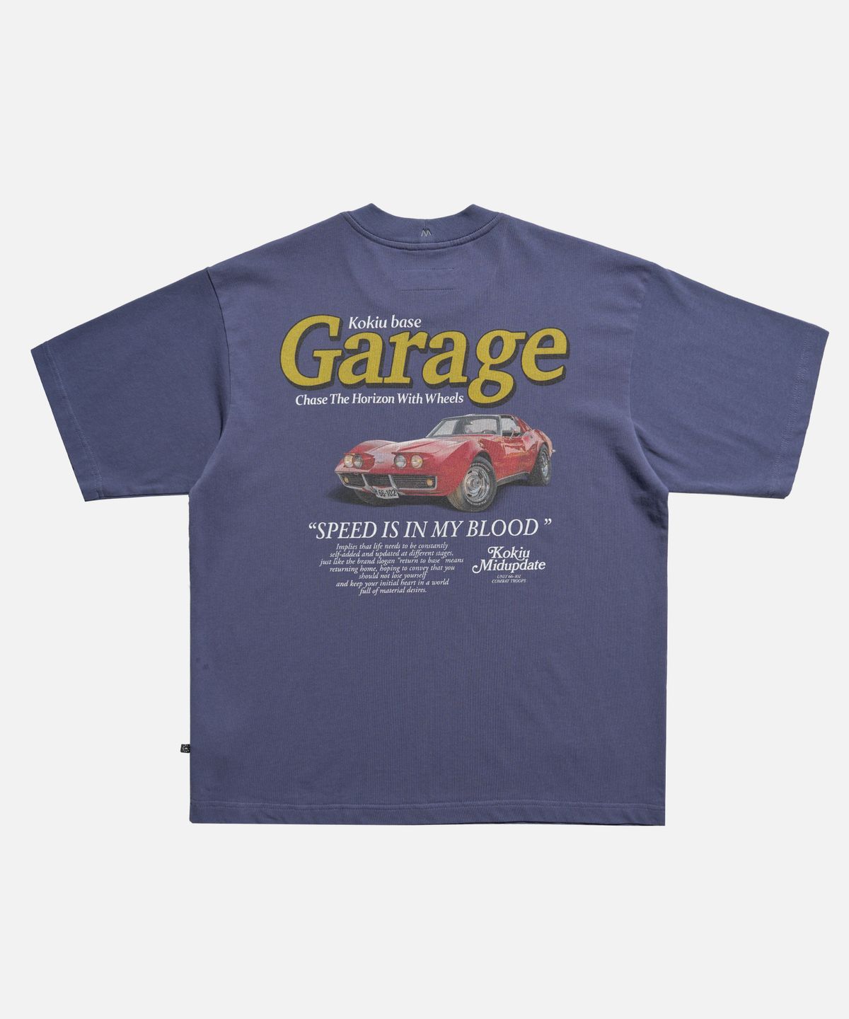 미드업데이트(MIDUPDATE) Retro Garage Graphic SS Tee Purple