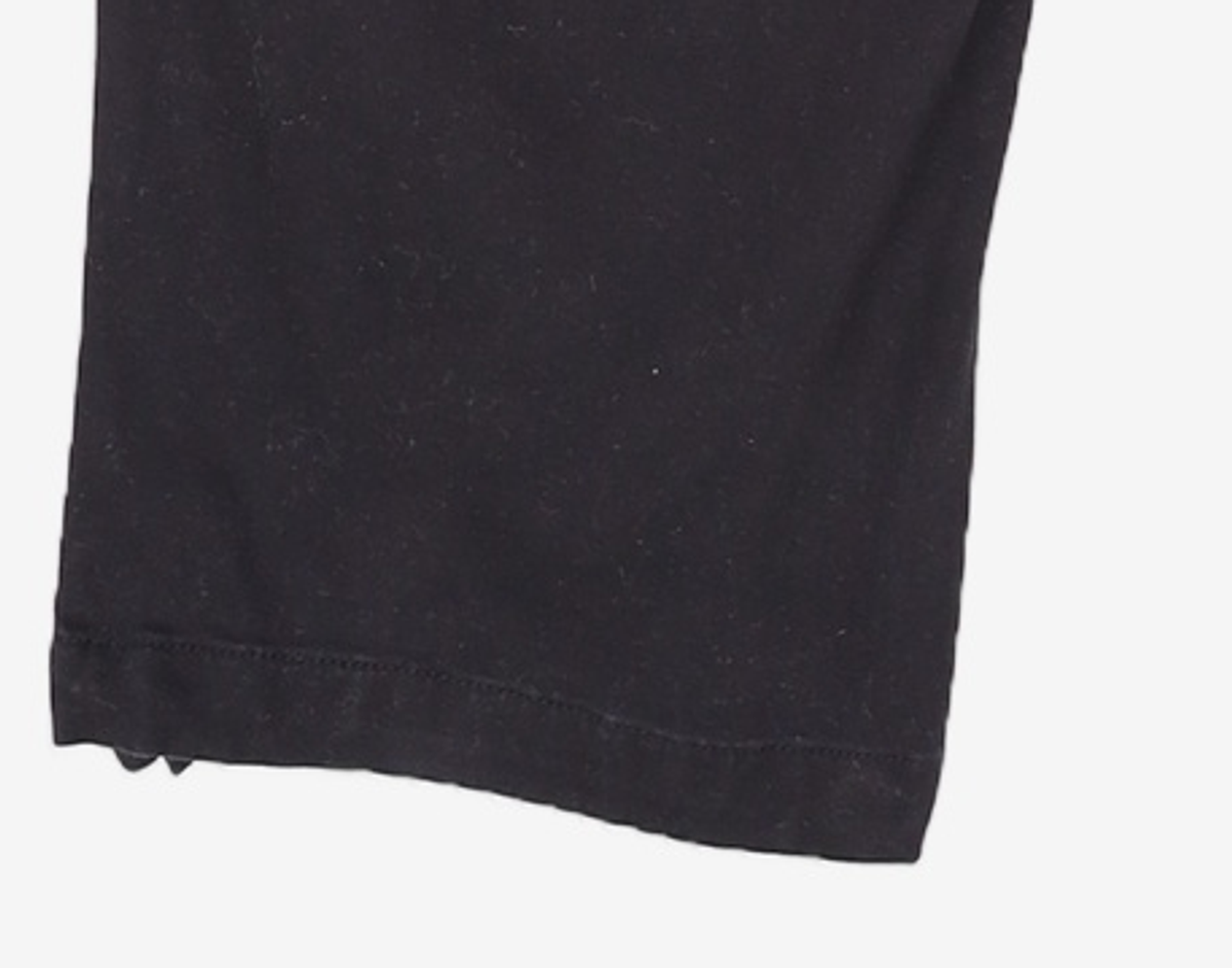그루브라임(GROOVE RHYME) TWILL COTTON CARGO STRAIGHT PANTS (BLACK) [LRSFCPA722M] M