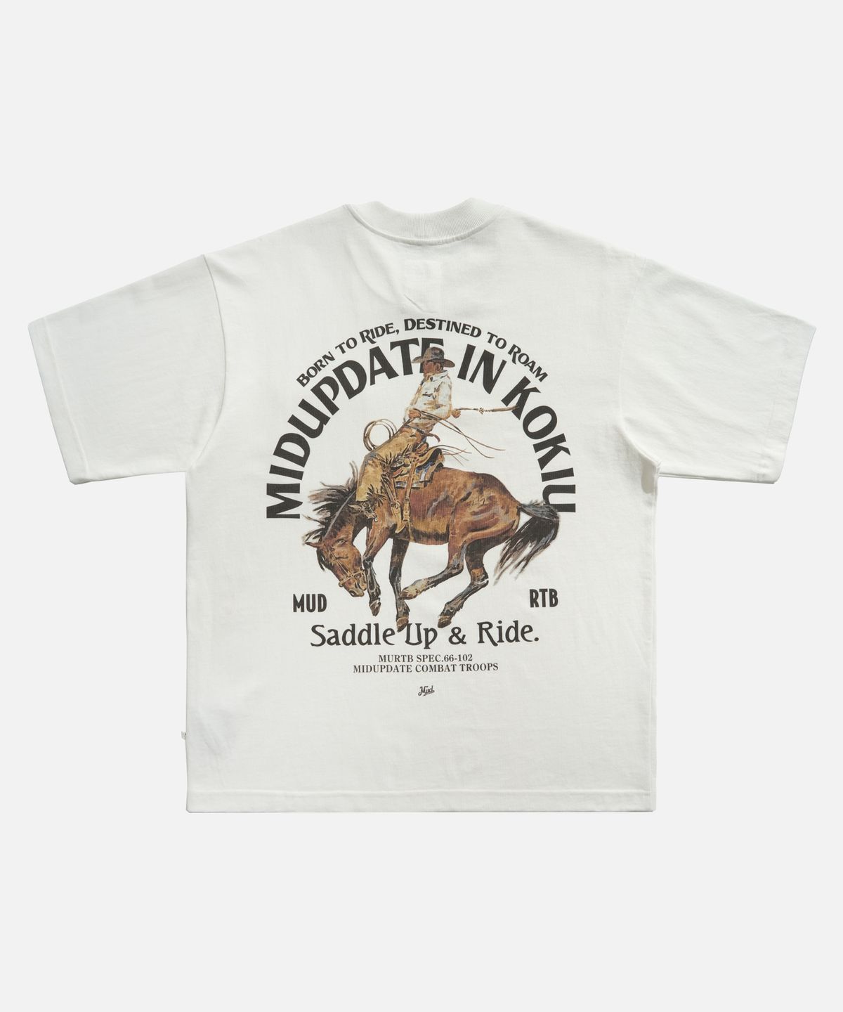 미드업데이트(MIDUPDATE) Pocket Embroidery Archive SS Tee White