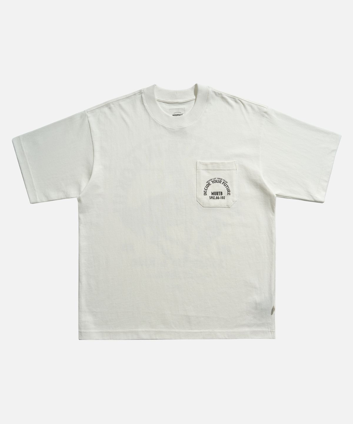 미드업데이트(MIDUPDATE) Pocket Embroidery Archive SS Tee White