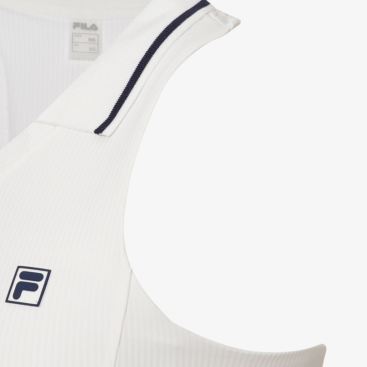 휠라(FILA) 테니스 크롭 카라 탱크탑(FS262IT11F004191)
